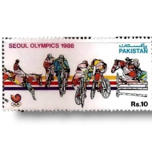 1988 PK751 Summer Olympic Games 1988 Seoul Equestrian events and cycling