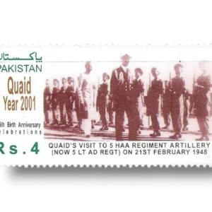 2001 PK1155 125th Birth Anniv of Mohammad Ali Jinnah Quaid-e-Azam