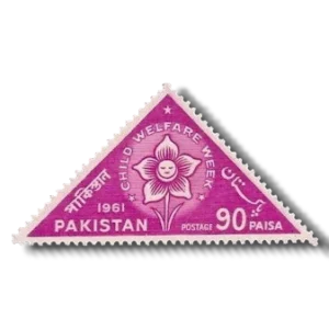 1961 PK148 Child Welfare Week Postage stamps