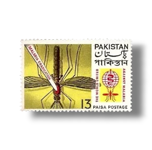 1962 PK157 Malaria Eradication Mosquito Pierced with Blades