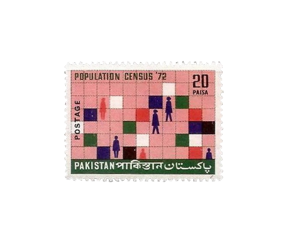 1972 PK337 Centenary Of Population Census Of Pakistan