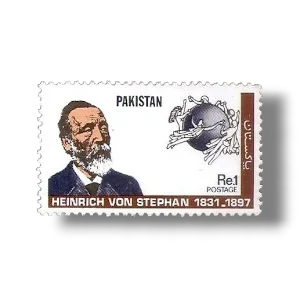 1981 PK547 150th Birth Anniversary of Heinrich von Stephan