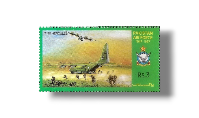 1987 PK720 Air Force Day Military Aircraft Lockheed C-130 Hercules