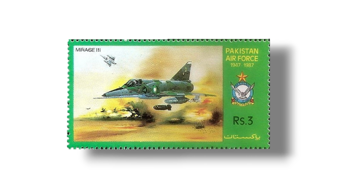 1987 PK722 Air Force Day Military Aircraft Dassault Mirage III