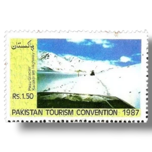 1987 PK727 Pakistan Tourism Convention Karakoram Highway Passu Glacier