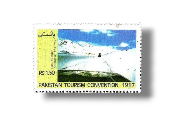 1987 PK727 Pakistan Tourism Convention Karakoram Highway Passu Glacier