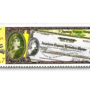 1991 PK858 Centenary of American Express Travellers Cheques