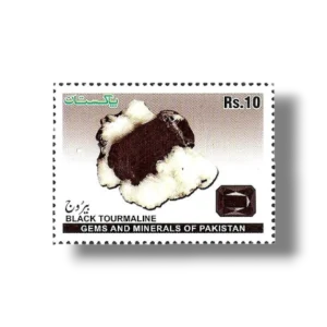 2014 PK1520 Gems and Minerals of Pakistan Black Tourmaline