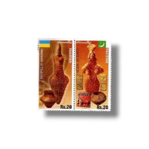 2014 PK1528s Monuments of Ancient Culture joint issue Pakistan - Ukraine