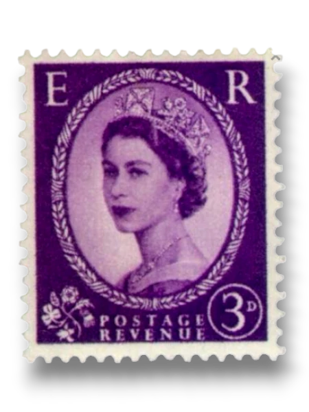 Queen Elizabeth II - Predecimal Wilding
