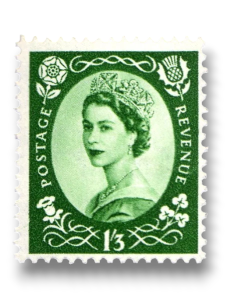 Queen Elizabeth II - Predecimal Wilding